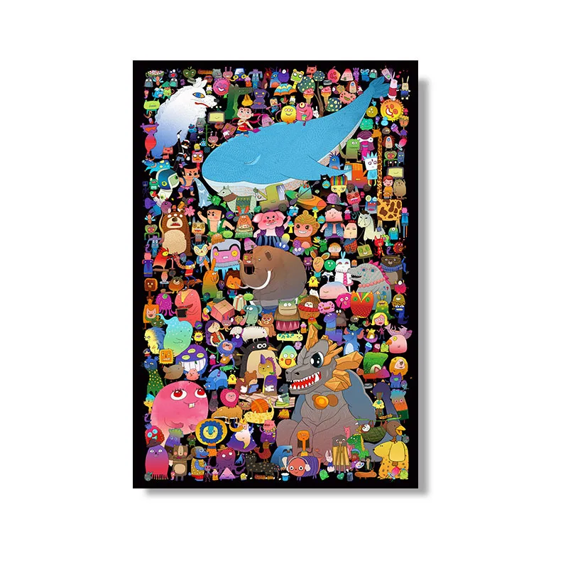 Thousand Pieces Plane Puzzles 1000 Pieces Adult Manual DIY Puzzles Decompression Toys Creative Decorative Painting Children Gift