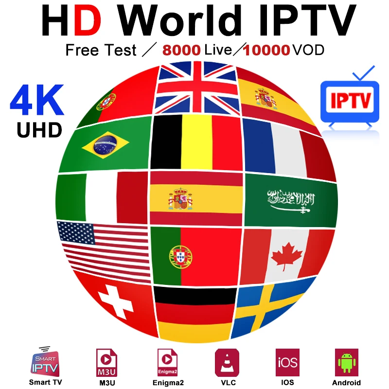 

Smart IPTV Europe Subscription M3U Arabic Sweden Italy Portugal Germany Poland Turkey Netherland Greece Albania Android Box PC