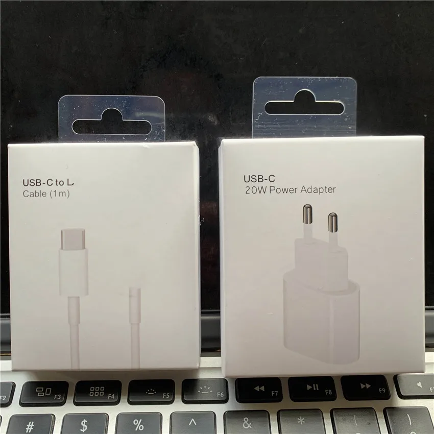 Оригинальное зарядное устройство USB C 20 Вт для iPhone 12 быстрое Pro Max Mini C2L адаптер
