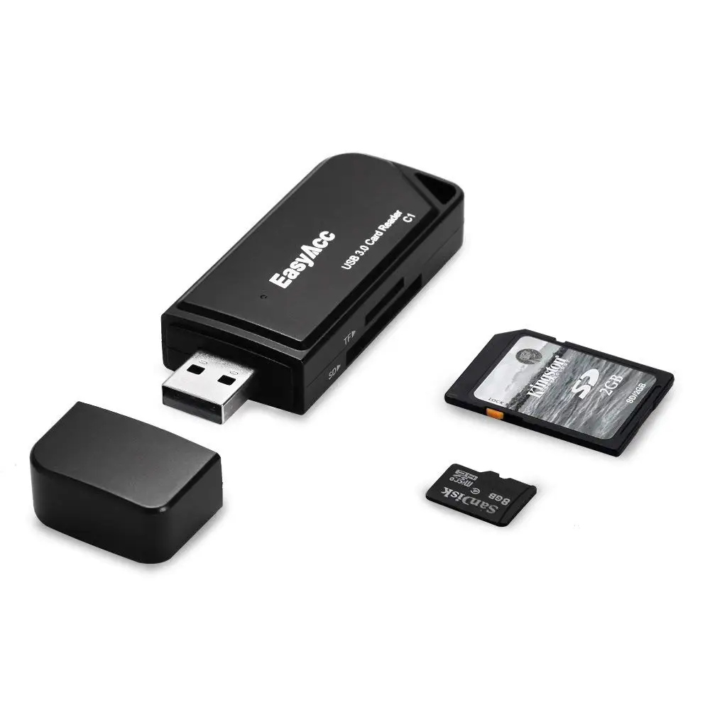 

EasyAcc USB 3.0 Card Reader SD Smart memory card reader mini cardreader for micro SD/TF microsd computer Laptop Accessories