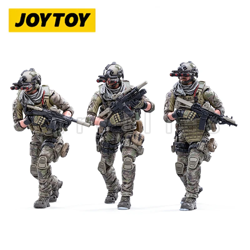 1/18 экшн-фигурка JOYTOY 3 75 дюйма (3 шт./компл.) хардкор морские котики США аниме модель