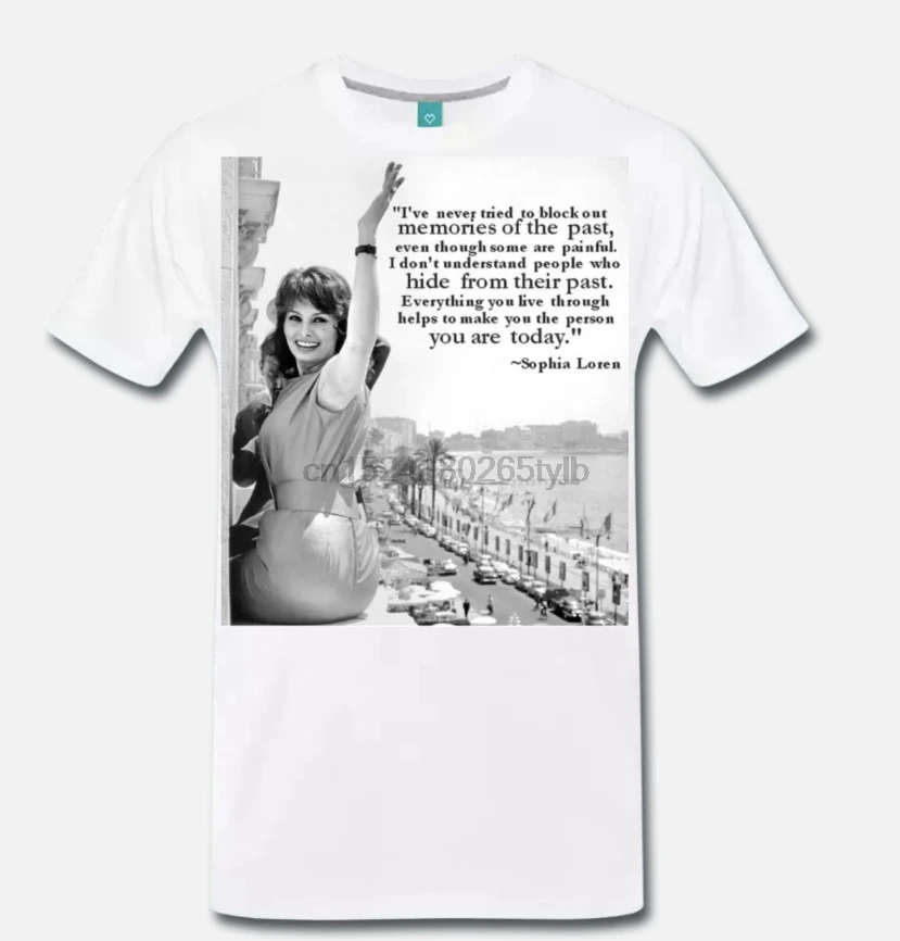 Футболка MAGLIA SOPHIA LOREN SOFIA MITO citazia QUOTE NAPOLI 5 S-M-L-XL | Мужская одежда