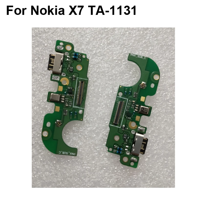 Tested Good For Nokia X7 TA-1131 USB Dock Charging Port Mic Microphone Module Board Flex Cable Parts X 7 | Мобильные телефоны и