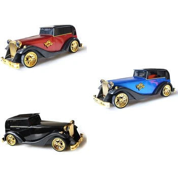 

Car Model Retro Bluetooth Speaker Wireless Dual Horns Waterproof Handsfree Outdoor Portable Theater TF Card FM Subwoofer