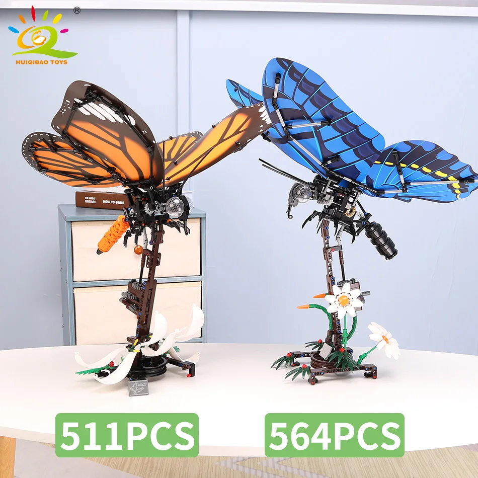 Дешево Имитация насекомых пчела бабочка строительные блоки Совместимость с legoingly Technic животные город кирпичи развивающие игрушки для детей