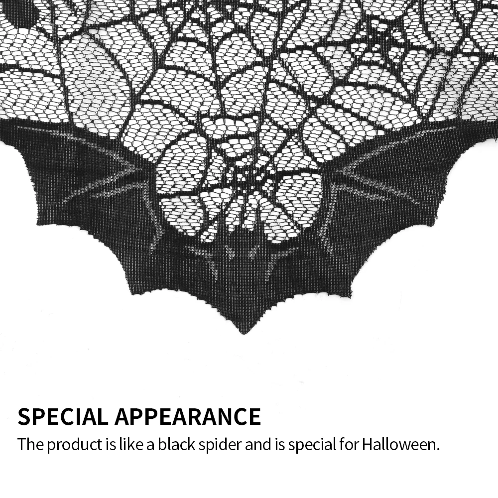 1 шт. ткань для камина прочная кружевная летучая мышь паутина декоративная