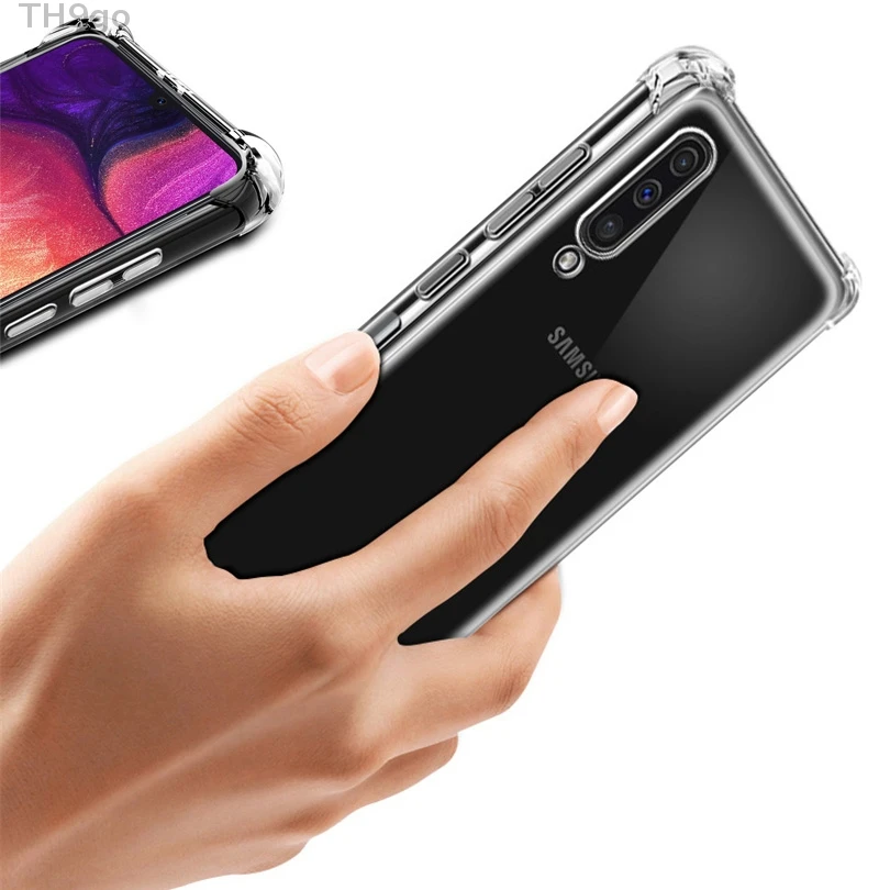 Прозрачный чехол для Samsung Galaxy A70 A50 A30 A20 A10 J2 J4 J6 Plus прозрачный мягкий из ТПУ A6s A6 A8 A9