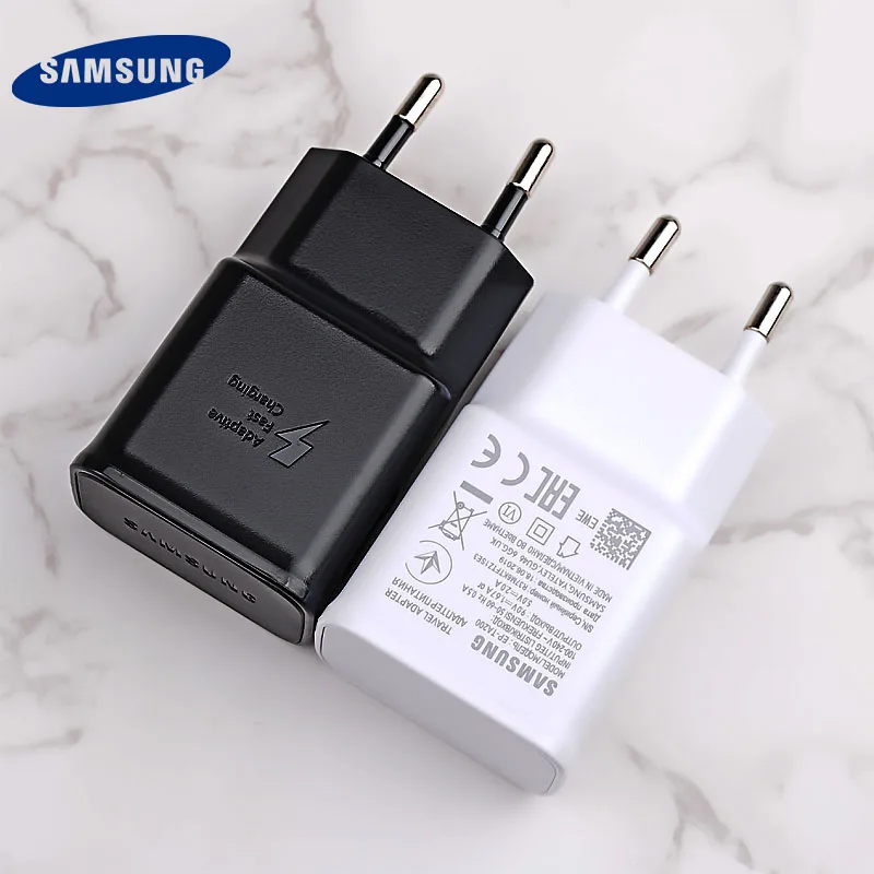 Samsung S10 S9 S8 Plus Fast Charger Power Adapter 9V 1.67A Quick Charge Type C Cable For Galaxy A70 A50 A30 S A31 A51 Note 7 8 9 usb c 20w