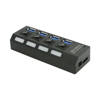 

USB HUB Micro USB 3.0 HUB Splitter With Power Adapter USB 4/7 port Hab High Speed 5Gbps USB Splitter 3.0 HUB For PC accessories
