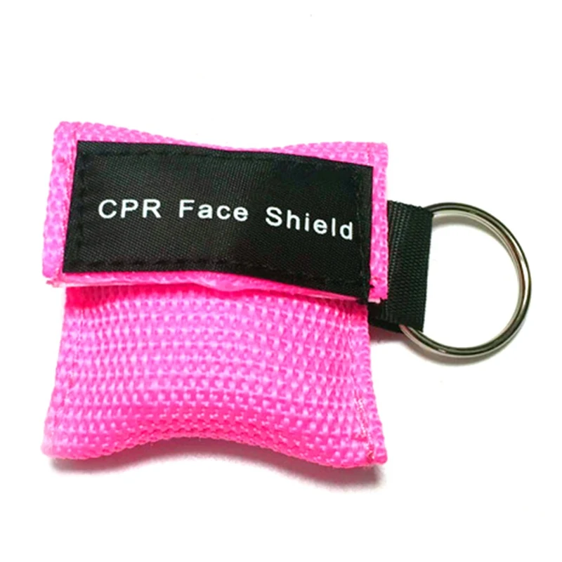 Цветная маска реаниматора CPR, брелок, маска первой помощи, инструменты для ухода за здоровьем