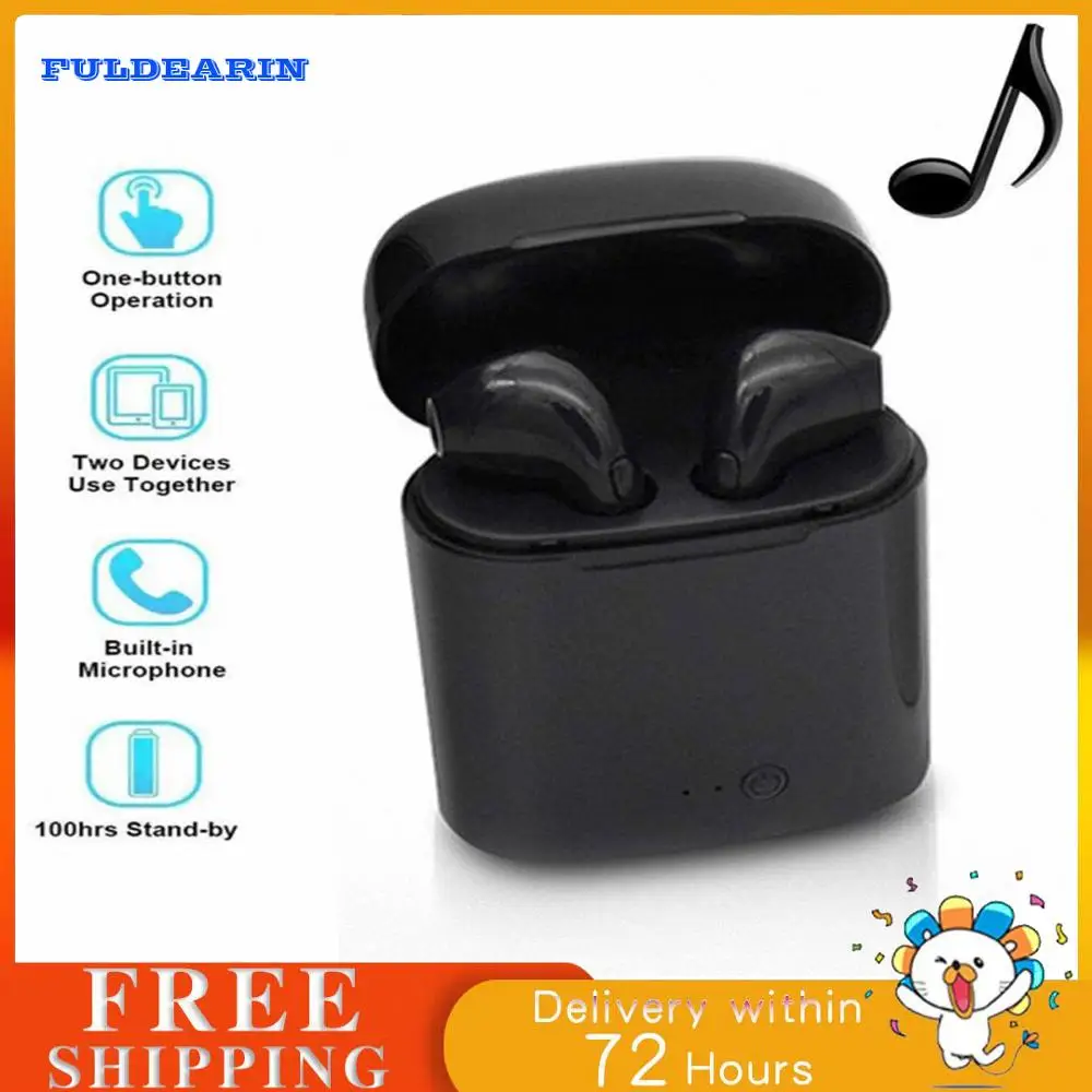 

NEW I7 i7s TWS Wireless Earphones Bluetooth Earphone In-Ear Earbuds With Mic Earbuds For Iphone Android All Smart Phone Headset