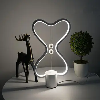 

7 Colors Change Heng Balance Lamp LED Night Light USB Powered Home Decor Bedroom Office Table Night Lamp Light Chrildren Gift