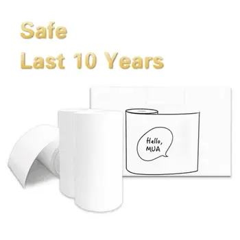 

3 Rolls 57mm 10 Years Lasting Printer Paper Durable Thermal Heat Sensitive Paper for Paperang High Quality Бумага для принтера