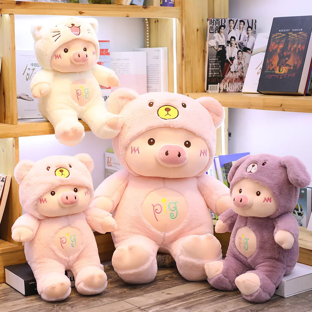 

Custom Enterprise Mascot Logo Toy Brand Processing Plush Toys Pig zhu doll