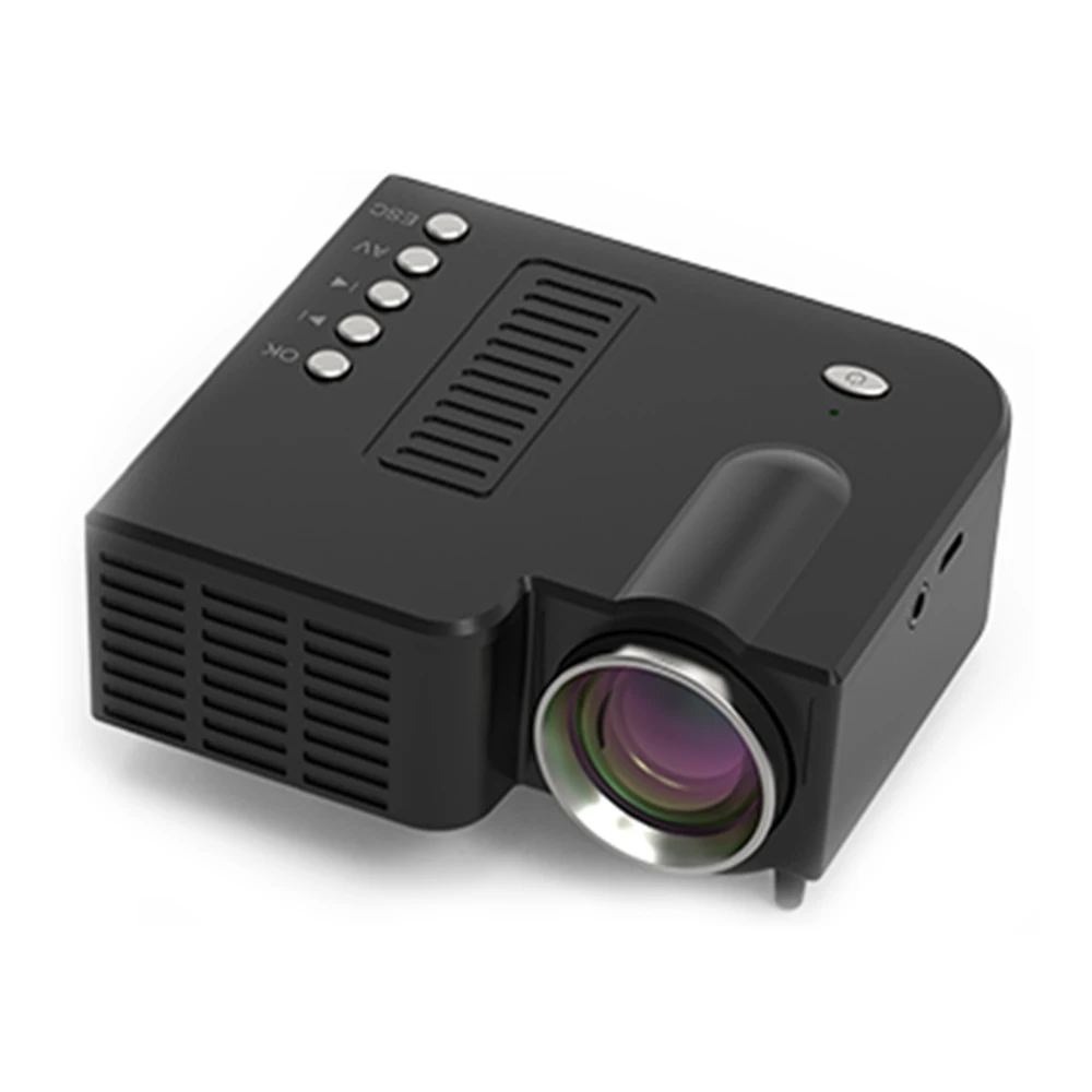 Проектор UNIC UC28CB поддерживает интерфейс USB, TF, AV поддерживает ...