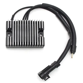 

black Voltage Regulator Rectifier For Harley-Davidson 74523-04 XL 1200C Custom 1200L Low 1200R Roadster 883 883C 883L 883R