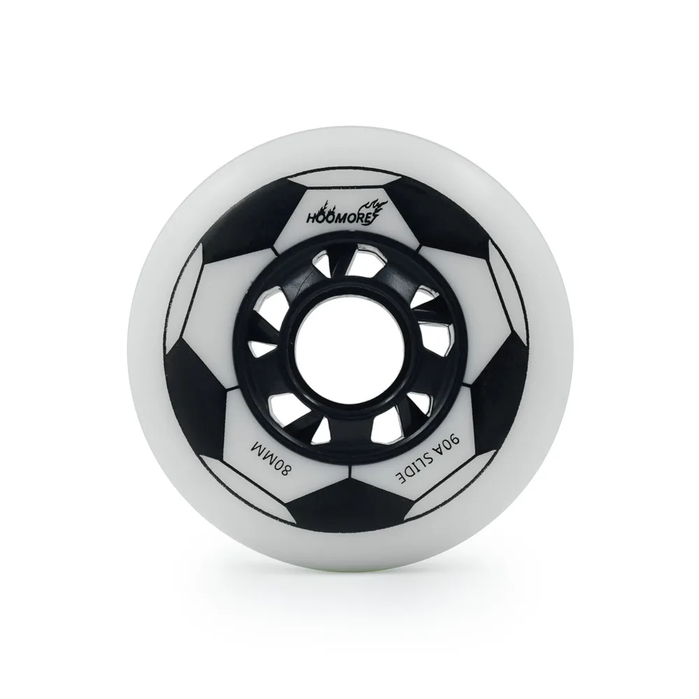 【Fast Shipping in 3 days】[72mm 76mm 80mm][90A] football style slide inline skates wheel roller rodas for powerslide 4 pieces/set