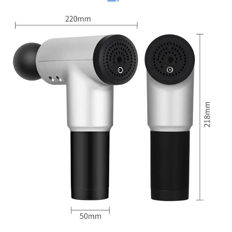 Portable Electronic Therapy Muscle Massage Gun A2 High Frequency Vibration Massage Theragun Body Relaxation Pain Relief Massager