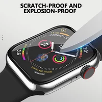 Protecteur d'écran pour Apple Watch, Film Guatemala complet pour iWatch Series 8, 7, 6, SE, 5, 4, 3, Pas de verre, 45mm, 44mm, 41mm, 38mm, 40mm, 42mm 2