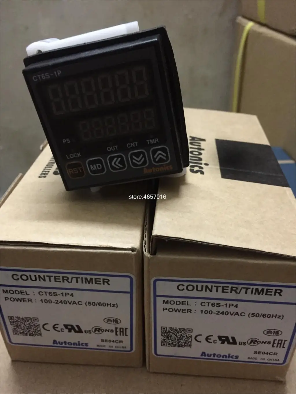 

Free shipping CT6S-1P2 CT6S-1P4 AUTONICS Multifunctional Timer Counter 100% New Original