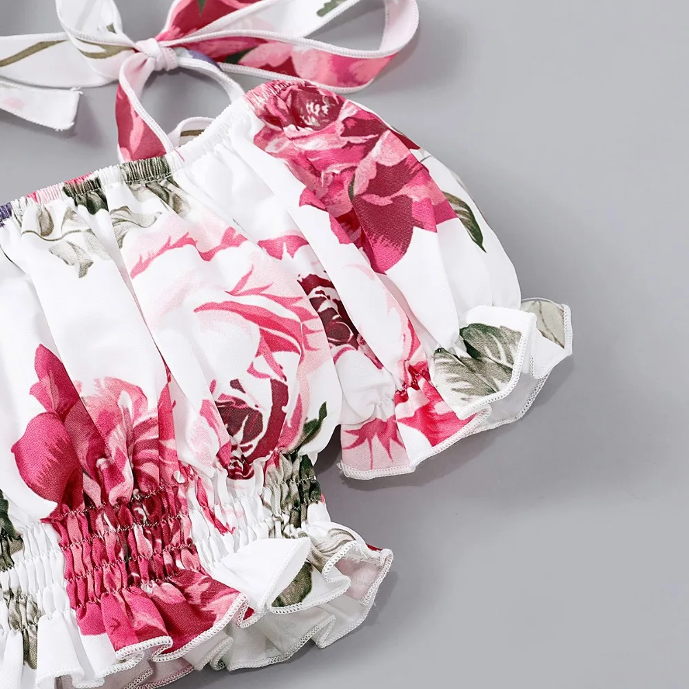summer flower baby girl clothes set (8)