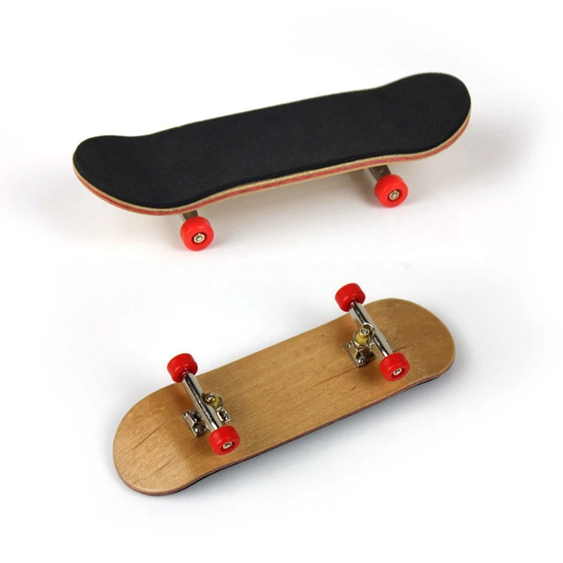 EVERY-BOBO 1Set Wooden Deck Fingerboard Skateboard Sport Games Kids Gift Maple Wood Set New Professional Mini Finger Skateboard 