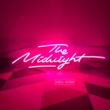 

The Midnight Custom Neon Sign Bar Pub Wall Decor Home Room Decor Suitable For Studio Party Luminescent Signboard