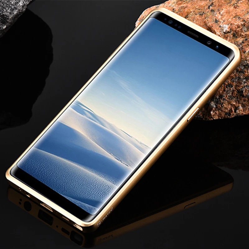 IMatch Настоящее углеродное волокно Алюминиевый металлический чехол для samsung Galaxy Note 8 роскошный полный защитный чехол для samsung Note 8 чехол