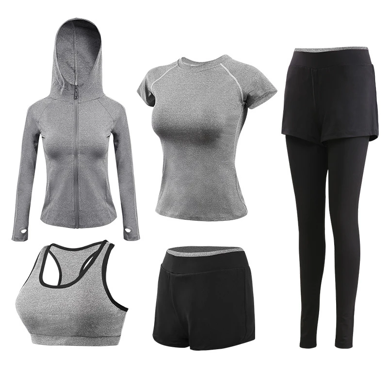 Women sportswear-21 Женская спортивная одежда с капюшоном эластичный спортивный костюм женские дышащие спортивные костюмы для тренировок одежда для тренировок, фитнеса, бега - Цвет: Women sportswear-21