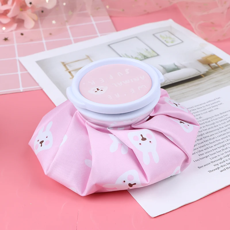 pink Летняя сумка для льда с героями мультфильмов, сумки для двойного использования, бутылка для горячей воды, для здоровья, многоразовые, для облегчения ног, для облегчения боли, сумка для льда - Цвет: pink