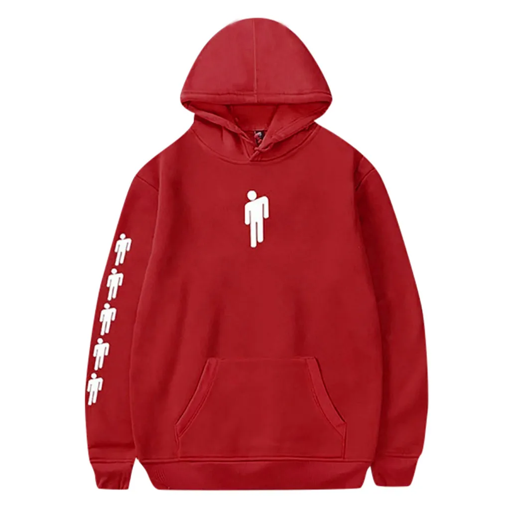 Billie Eilish толстовки с принтом, Женская/мужская толстовка с капюшоном и длинным рукавом,, повседневные трендовые уличные толстовки