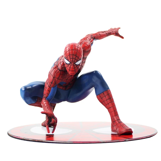10cm Marvel Avengers Action Figure Spiderman Squatting Battle Iron Bottom  Collection Decoration Model Toys Kids Gift Brinquedos - AliExpress