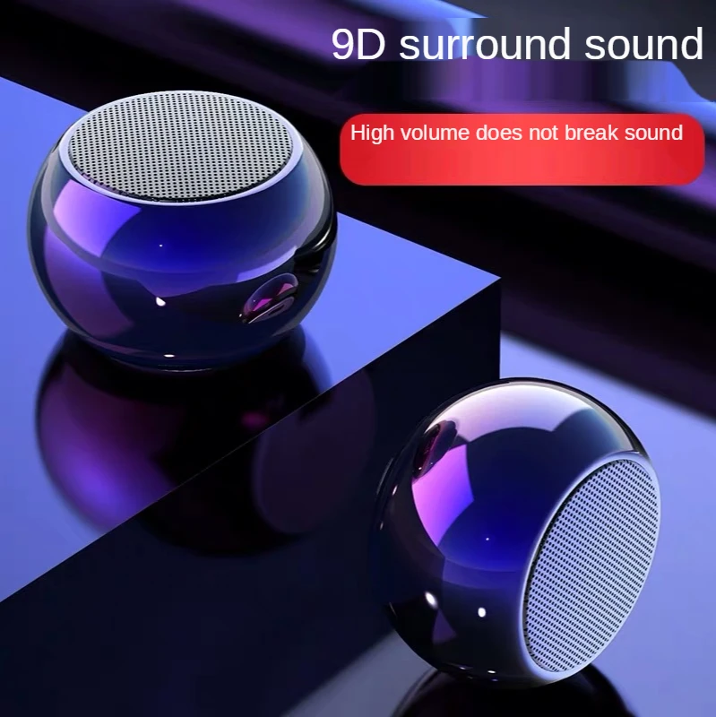 Xituo-minialtavoces inalámbricos con bluetooth, dispositivo de sonido estéreo con bajos de aluminio, aplicación TWS, transparente, color brillante, BM3D, 2 unidades
