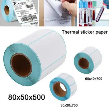 

Thermal Fax Paper Printer Price Label Sticker Office Shop Self-Adhesive Round Universal Durable Thermal Sticker Paper Scanner