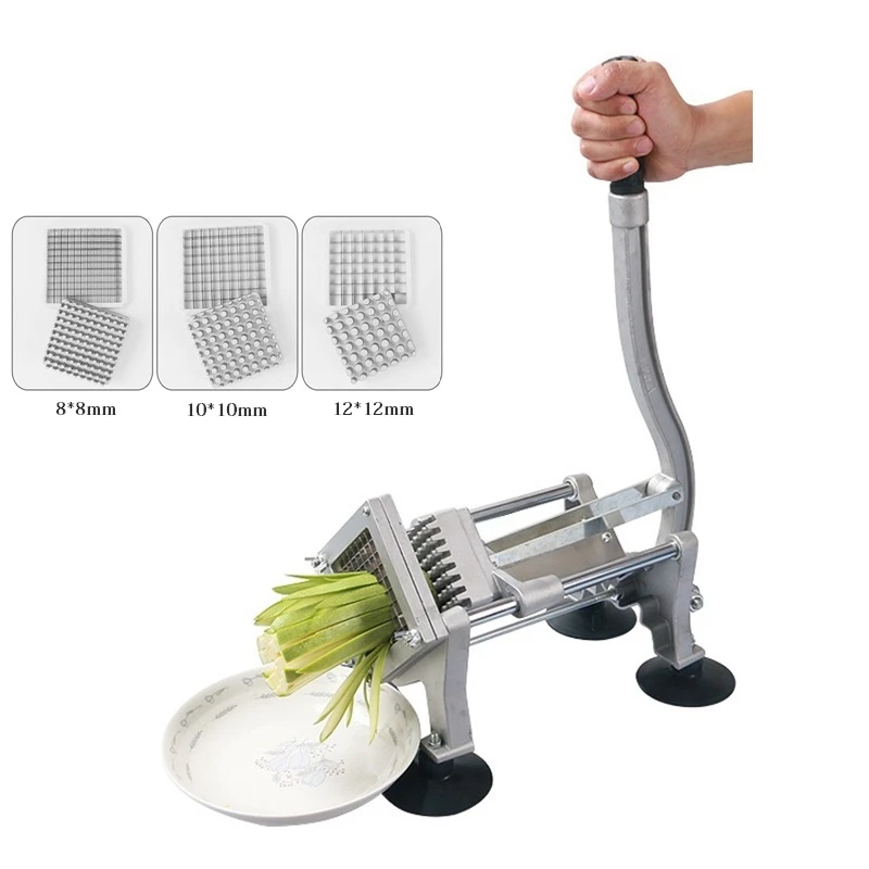 High Efficiency Commercial French Fry Cutters Carrot Potato Chip