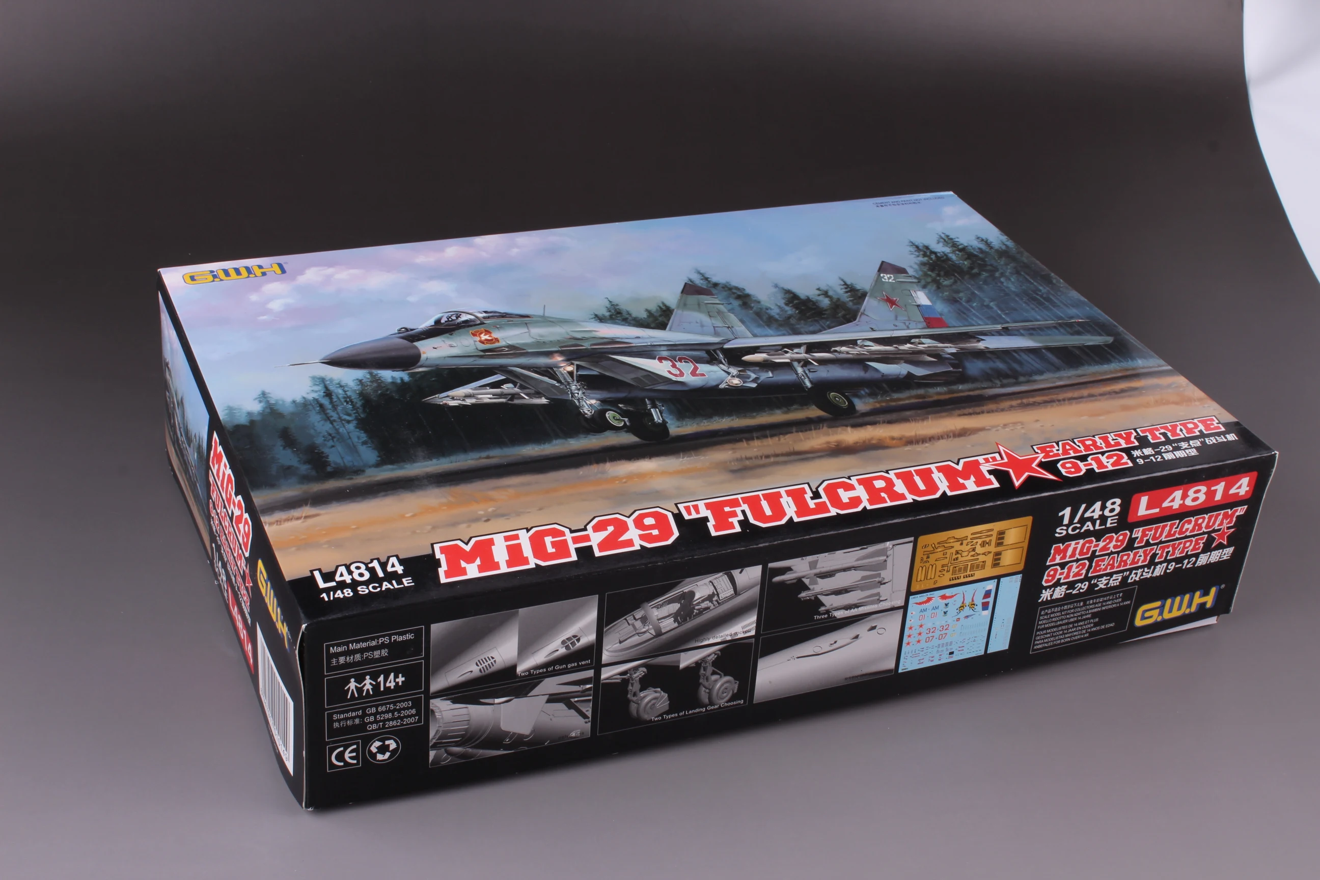 

Great Wall 1/48 L4814 Mig-29 "Fulcrum " 9-12 Early Type