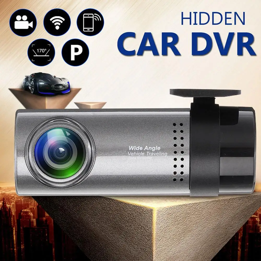 Обновленный Мини 720P HD 360 Угол вращения WiFi скрытый Автомобильный видеорегистратор