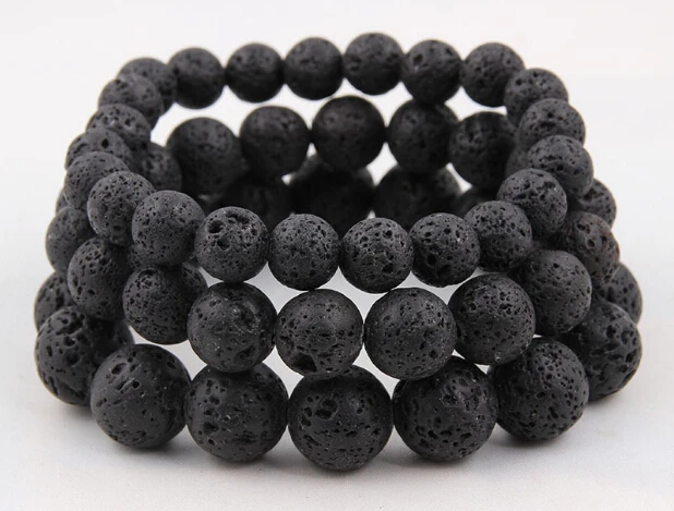 

Hot selling charm natural volcanic stone bracelet men's and women's fashion beads lucky Bracelet decoration accessories