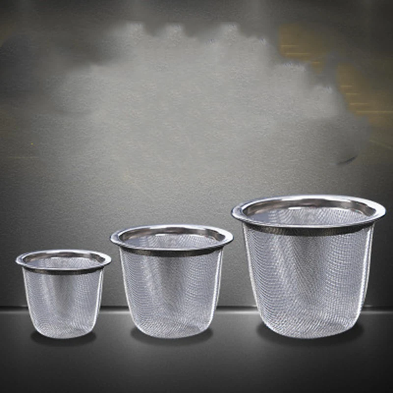 Reusable Stainless Steel Mesh Tea Infuser Strainer Teapot Tea Leaf Spice Filter Drinkware Kitchen Accessories 15 Size