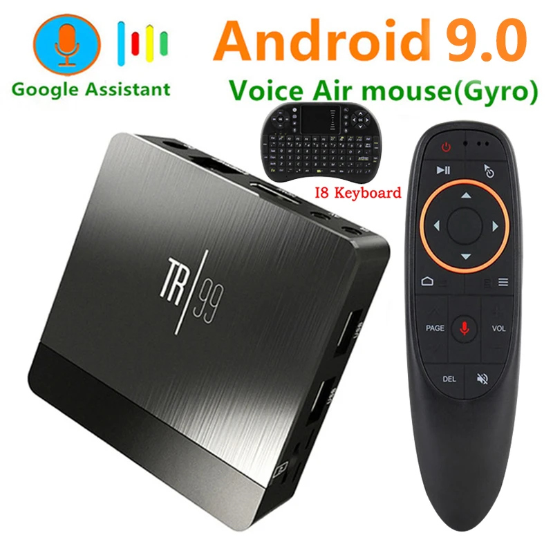 

TR99 X2 Android 9.0 Smart TV BOX Amlogic S905 X2 LP DDR4 4GB 32GB 64GB 2.4G&5GHz Wifi Bluetooth 3D 4K set top box