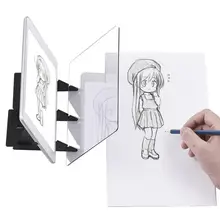 Светодиодный Оптическое отражение Трассировка краски доска лист для копирования аниме рисование, искусство, художество инструмент для рисования Затемнения Кронштейн держатель
