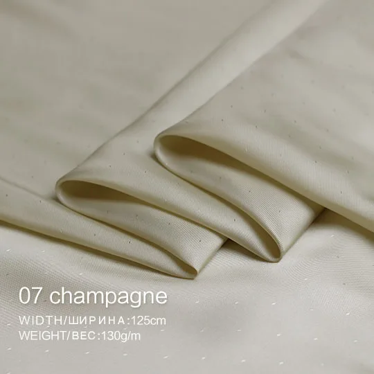 07champagne Bemberg cuprammonium хлопок гладкие зимние кашемировые пальто подкладка высокое качество ткани одежды - Цвет: 07champagne