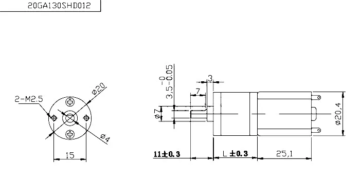 DC 12V 15 30 50 100 200 RPM Torque Gear Box Micro Electric Motor 20MM diameter 130 DC Motor Dog feeding machine Robot Door