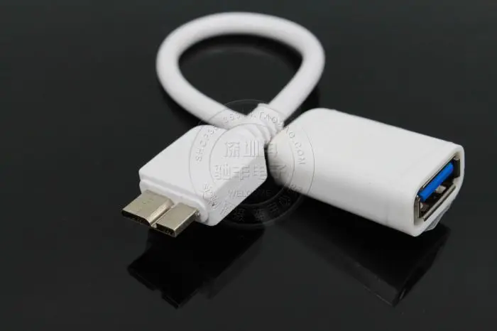 Micro USB 3,0 type B штекер к USB 3,0 A Женский адаптер OTG конвертер кабель для samsung для планшета и смартфона