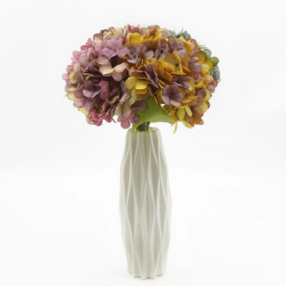 

Artificial flowers Silk Retro hydrangea Home decoration Diy Photo props Holding flowers Living room furnishings Wedding decor