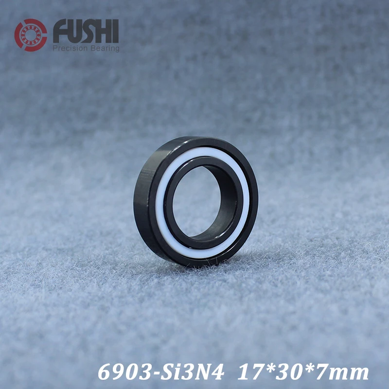 6903 Full Ceramic Bearing ( 1 PC ) 17*30*7 mm Si3N4 Material 6903CE All Silicon Nitride Ceramic 6903 Ball Bearings