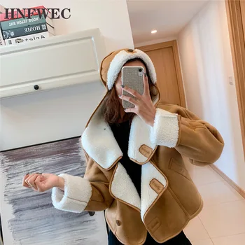 

2019 Winter New Thick Jackets Women Wild Cotton Casual Hooded Short Jackets Female Korean Style Women Clothing Y642