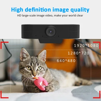 

1080P Full HD USB Driver Free Web Camera for Windows Android Linux Widescreen Video Work Home Accessories Webcam