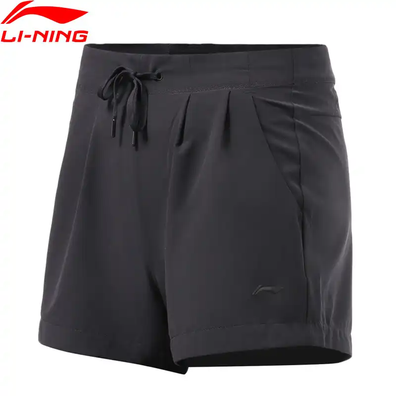 Женские Тренировочные Шорты Li Ning из серии свободные дышащие спортивные шорты 88%