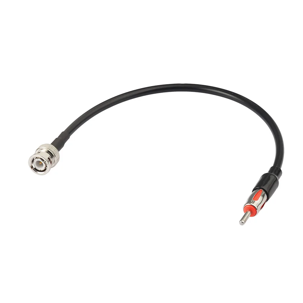Superbat BNC Plug AM/FM Male Car Radio Antenna Connector Adapter Coaxial Extension Cable RG58 12 Inch 30cm